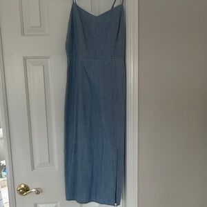 J. Crew Chambray Midi Dress